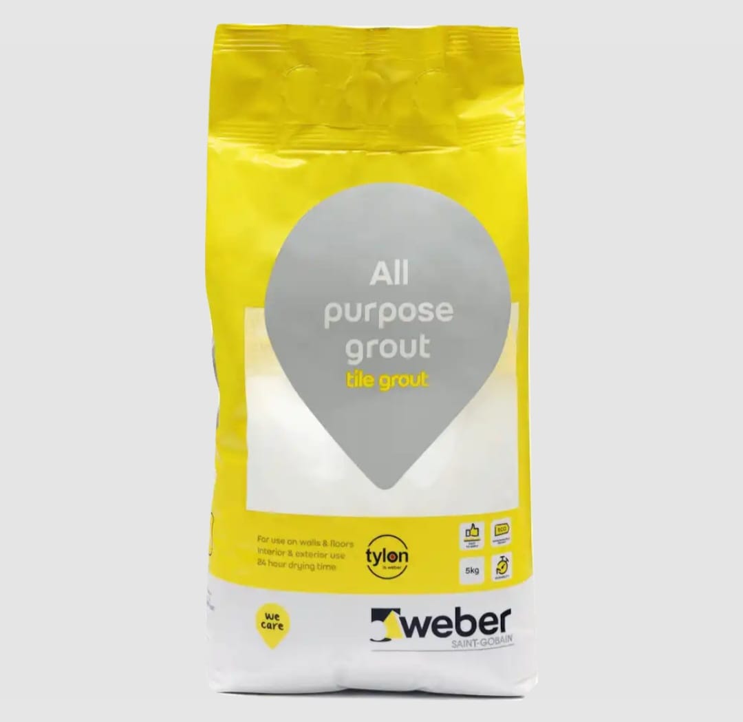 Tylon Weber Grout White 5kg Dadas Tile World